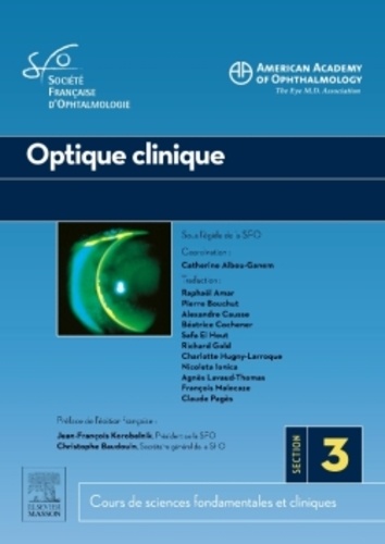 Optique clinique. Section 3  Edition 2013-2014