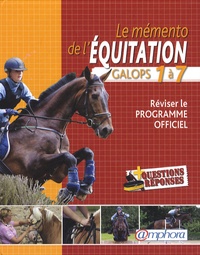 Catherine Ancelet - Le mémento de l'équitation - Galops 1 à 7, programme officiel.