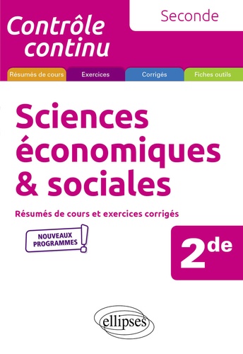 Sciences économiques et sociales 2de  Edition 2019-2020