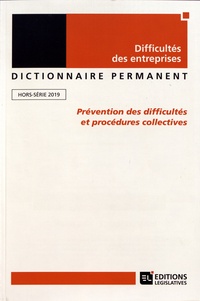 Dictionnaire permanent Difficultés des entreprises - Prévention des difficultés et procédures collectives.pdf