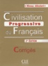 Catherine Carlo et Mariella Causa - Civilisation progressive du français - Corrigés Niveau débutant. 1 CD audio