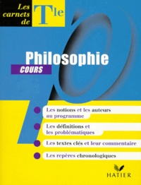 Catherine Dorison et Pierre Kahn - Philosophie Terminale Cours.