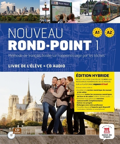 Nouveau Rond-Point 1 A1-A2. Livre de l'élève  avec 1 CD audio
