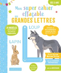Mon super cahier effaçable des grandes lettres