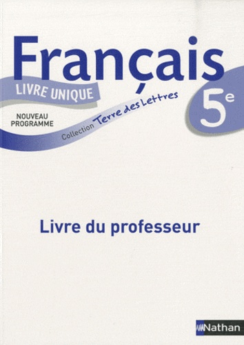 Catherine Hars - Français 5e - Livre du professeur.