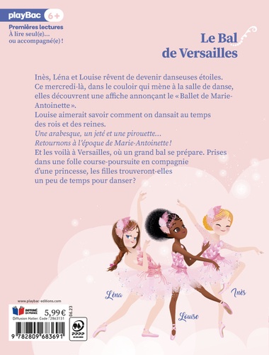 Une, deux, trois... Danseuses Tome 13 Le bal de Versailles