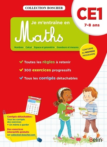 Catherine Le Roux et Véronique Schwab - Je m'entraîne en Maths CE1 - 7-8 ans.