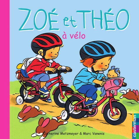 Zoé et Théo à vélo