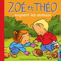 Zoé et Théo soignent les animaux