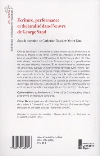 Ecriture, performance et théâtralité dans l'oeuvre de George Sand