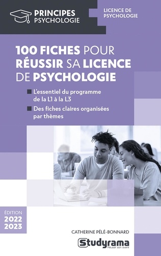 100 fiches pour réussir sa licence de psychologie  Edition 2022-2023