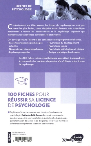 100 fiches pour réussir sa licence de psychologie  Edition 2022-2023