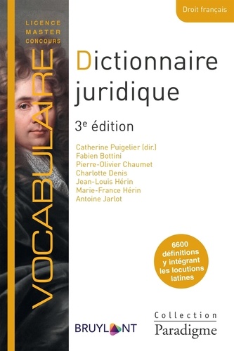 Dictionnaire juridique 3e édition