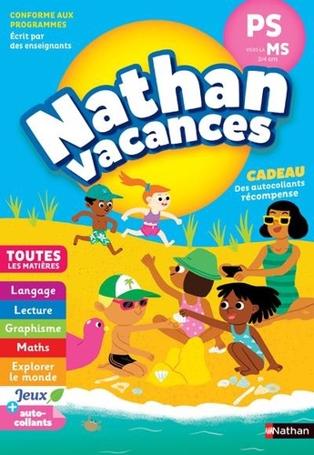 Nathan Vacances De la PS vers la MS  Edition 2018