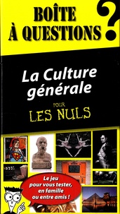 La Culture Générale Pour Les Nuls Boite à Questions Pdf Livre Pdf