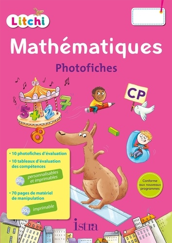 Catherine Vilaro et Didier Fritz - Mathématiques CP Litchi - Photofiches. 1 Cédérom