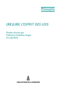 (Re)Lire L'Esprit des lois