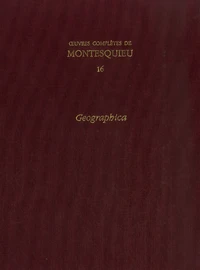 Oeuvres complètes de Montesquieu