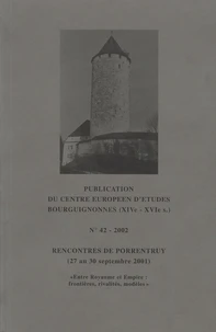 Publication du centre européen d'études bourguignonnes (XIVe-XVIe s.)