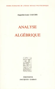 Analyse algébrique