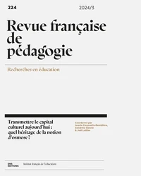 Revue française de pédagogie, n°224/2024