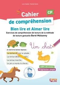Cahier de compréhension Bien lire et Aimer lire CP