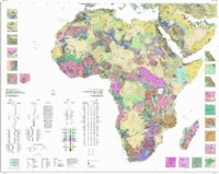 M Veselinovic-Williams et S Frost-Killian - Carte métallogénique internationale de l'Afrique en 4 feuilles - 1/5 000 000.