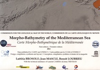 Laëtitia Brosolo et Jean Mascle - Carte morpho-bathymétrique de la Méditerranée - 1/4 000 000.