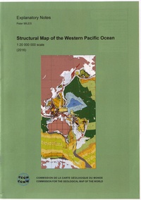 Peter Miles - Carte structurale de l'océan Pacifique ouest + notice explicative - 1/20 000 000.
