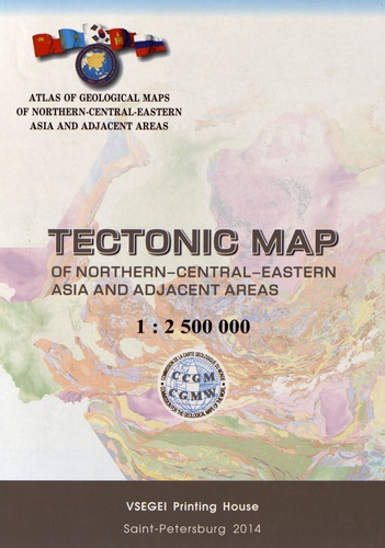  CCGM - Carte tectonique du nord, centre et est de l'Asie et des régions avoisinantes - 1/2 500 000.