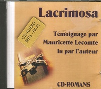 Mauricette Lecomte - Lacrimosa. 1 CD audio