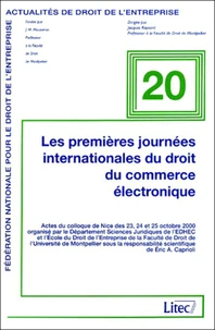 Les premières journées internationales du Droit du Commerce Electronique
