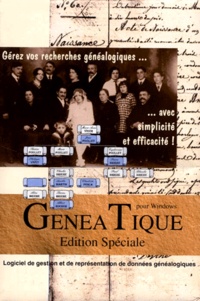  CDIP - GénéaTique - Généalogie et Informatique, Edition spéciale, CD-Rom.