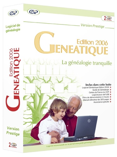  CDIP - Généatique - Version prestige. 1 Cédérom