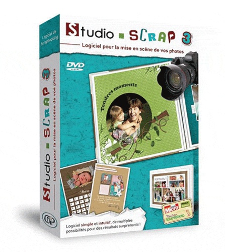  CDIP - Studio-Scrap 3 - Logiciel pour la mise en scène de vos photos, DVD.