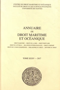 Annuaire de droit maritime et océanique