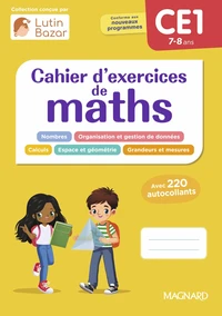 Cahier d'exercices de maths CE1
