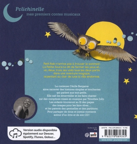 Les contes de la petite souris  Bonne nuit, petit kaki ! -  avec 1 CD audio