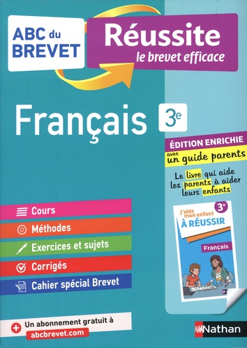 Français 3e. Avec un guide parents  Edition 2021