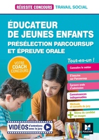 Lire un livre en ligne gratuitement aucun téléchargement Réussite Concours Educateur jeunes enfants - EJE - Préselection Parcoursup + Ep orale - Préparation 9782216158744 par Cécile Fleury, Nathalie Goursolas Bogren, Bernard Abchiche (French Edition) RTF