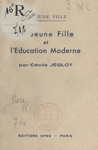 La jeune fille et l'éducation moderne