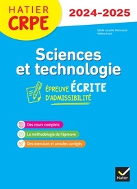 Cécile Laruelle-Detroussel et Hélène Lesot - Sciences et Techno - CRPE 2024-2025 - Epreuve écrite d'admissibilité.