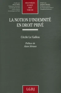 La notion d'indemnité en droit privé