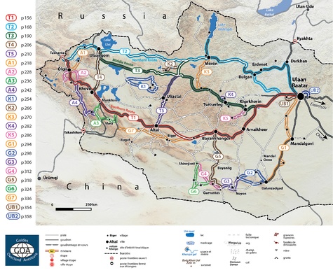 Mongolie. Les plus beaux itinéraires en 4x4, moto et camping-car 2e édition