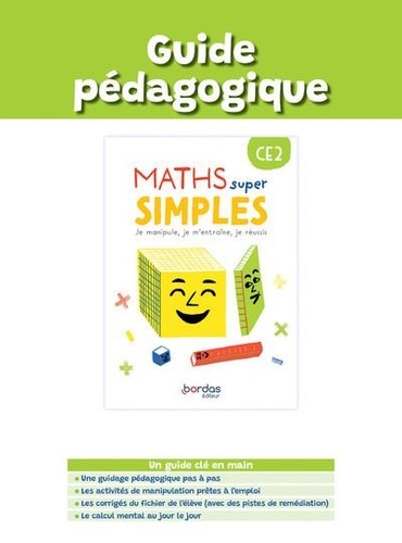 Cécile Pouvesle-Brunet - Maths super simple CE2 - Guide pédagogique.