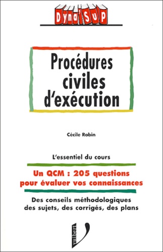 Cécile Robin - Procédures civiles d'éxécution.