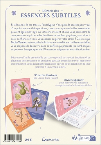 L'oracle des essences subtiles. 50 cartes et un livre pour bénéficier du pouvoir énergétique des huiles essentielles