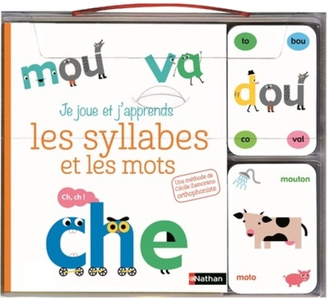 Cécile Zamorano - Les syllabes et les mots - Avec un jeu de cartes.