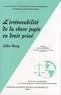 Cédric Bouty - L'irrévocabilité de la chose jugée en droit privé.