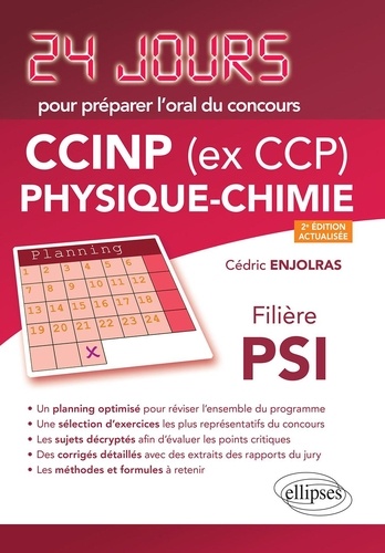 CCINP (ex CCP) Physique-Chimie Filière PSI 2e édition revue et corrigée